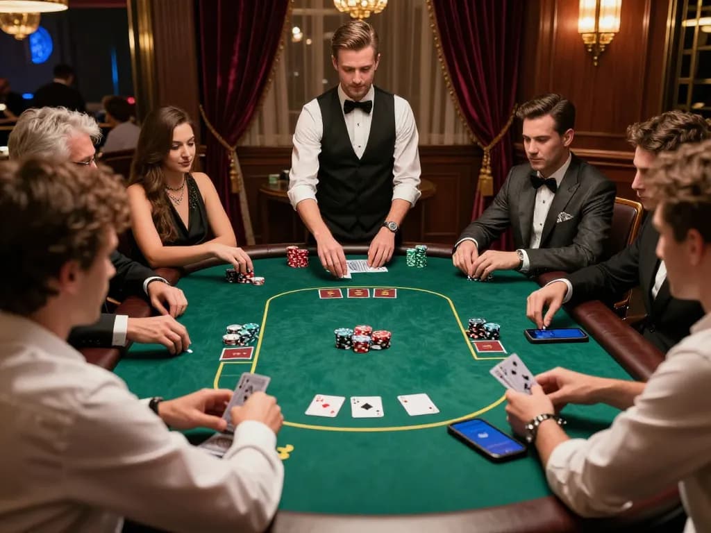 Players engaged in a high-stakes g28 poker game, showcasing strategies and excitement.