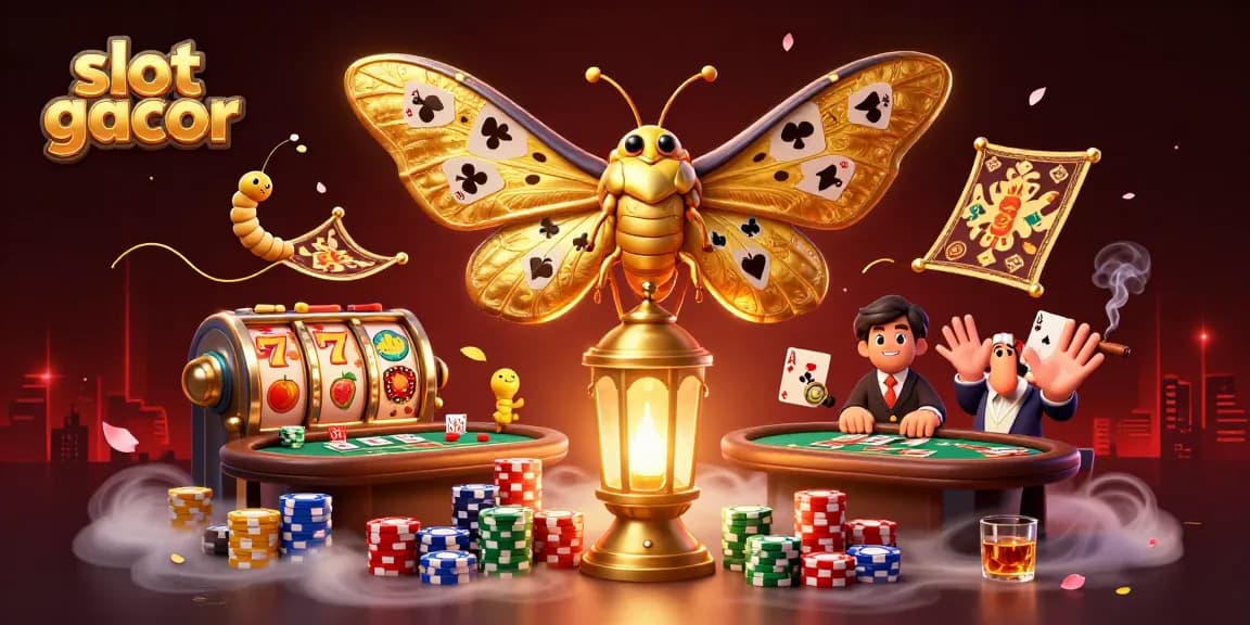 Gali kemenangan slot gacor dengan gambar 3D yang menggambarkan keindahan suasana kasino