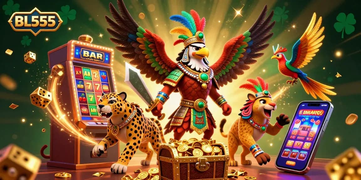 Experience the thrill of BL555 casino games with vibrant characters, slot explosions, and immersive graphics.