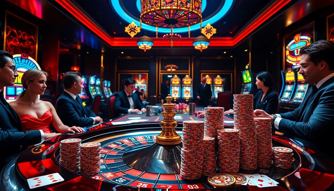 Players engaging at a stylish casino table reflecting the hidden wiki's intrigue.