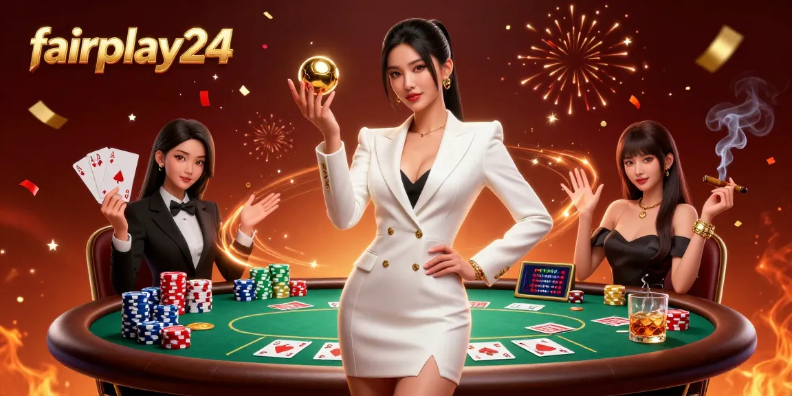 Experience fairplay24's exciting betting action in a luxurious digital casino scene.