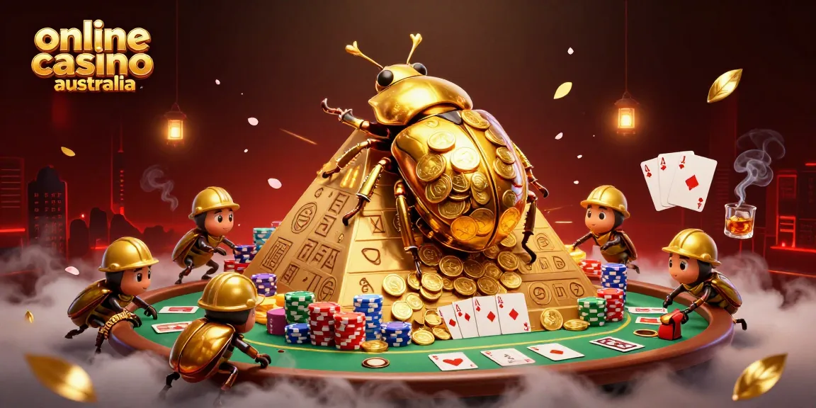 Experience the thrill of online casino Australia with engaging poker elements and vibrant scene.
