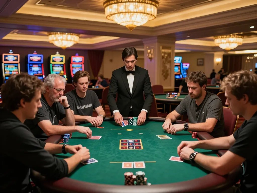 Engaging poker strategy in a high-stakes tournament at vipwin casino.