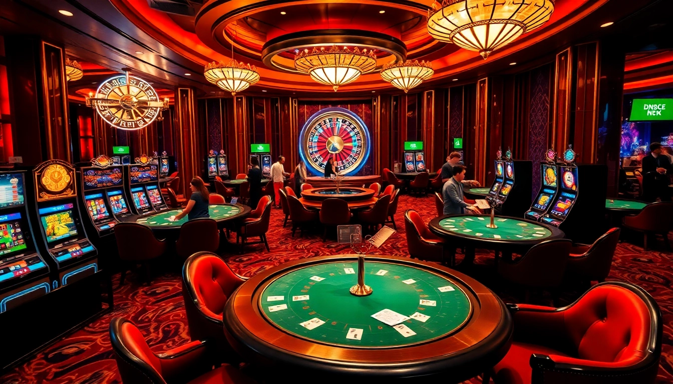 Engage with exhilarating games at https://dn882.pro/ featuring luxurious casino tables and vibrant slot machines.