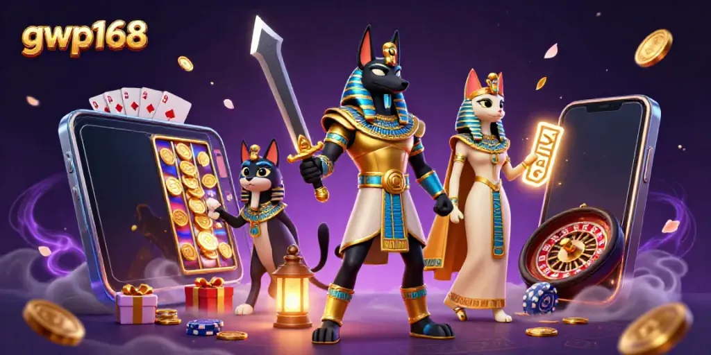Menangkan jackpot di gwp168 dengan Anubis dan Bastet dalam dunia kasino.