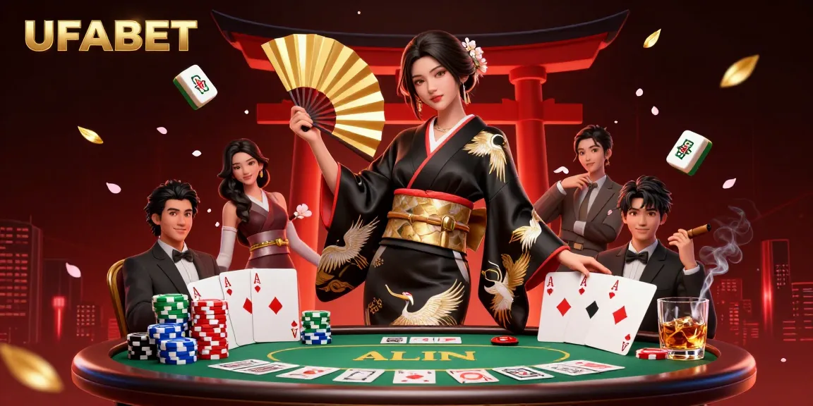 Place bets at UFABET with captivating scenes of thriving casino excitement and elegant designs.