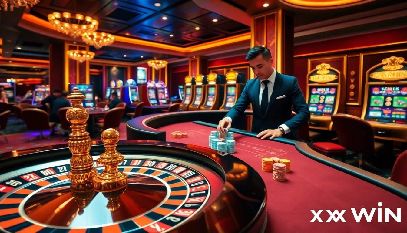 Experience the thrill of winning at xx88 win casinos with vibrant tables and engaging dealers.