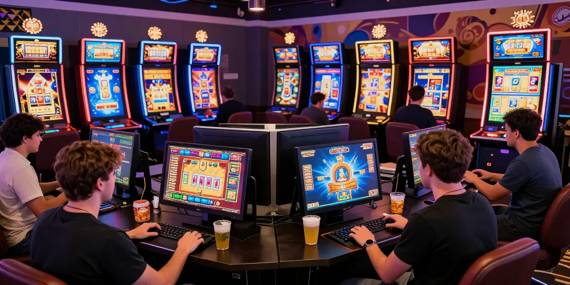 Players immersed in online gaming at gamebaidoithuong.is with vibrant graphics and interactive devices.