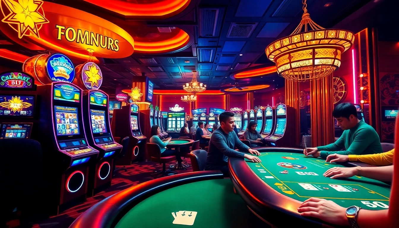 Experience the thrill of gaming at https://66club.us.com/ in a vibrant digital casino atmosphere.