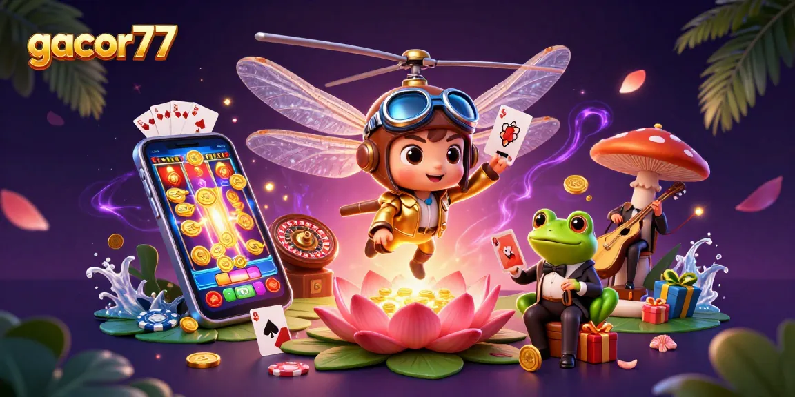 Gacor77 menggoda pemain dengan keceriaan kasino digital, peluang menang tinggi dan permainan seru!