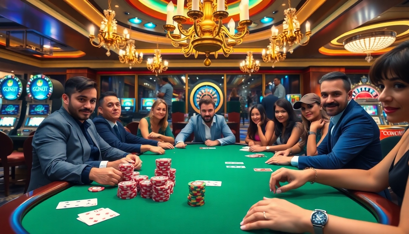 Experience thrilling high-stakes poker action at https://tg88k.online/ with colorful chips and cards.