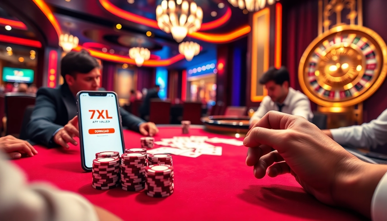 Experience the thrill of gambling with 7xl download; join the poker game now!