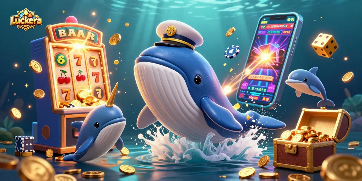 Luckera reveals a vibrant underwater casino scene filled with playful marine characters and thrilling game elements.