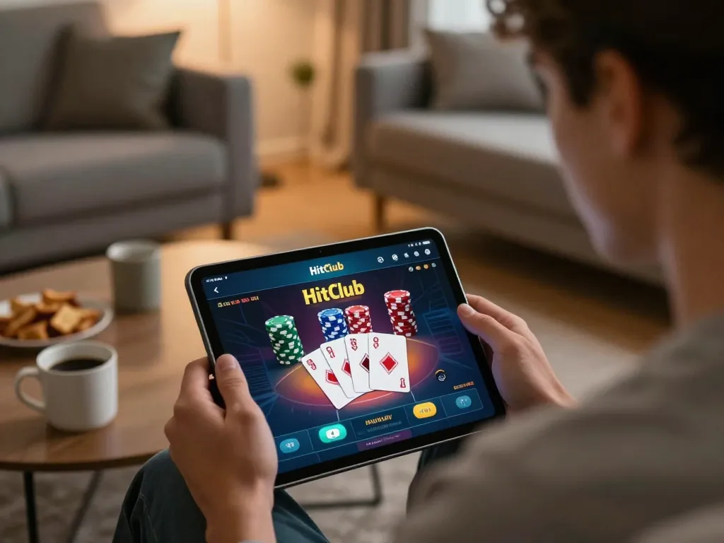 Experience the excitement as you tải hitclub for an engaging online gaming session at home.