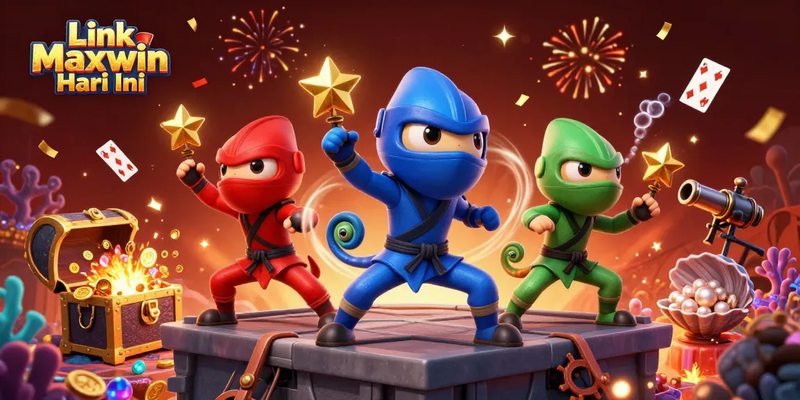 Engage with the exciting world of Link Maxwin Hari Ini, featuring ninja chameleons and casino treasures!