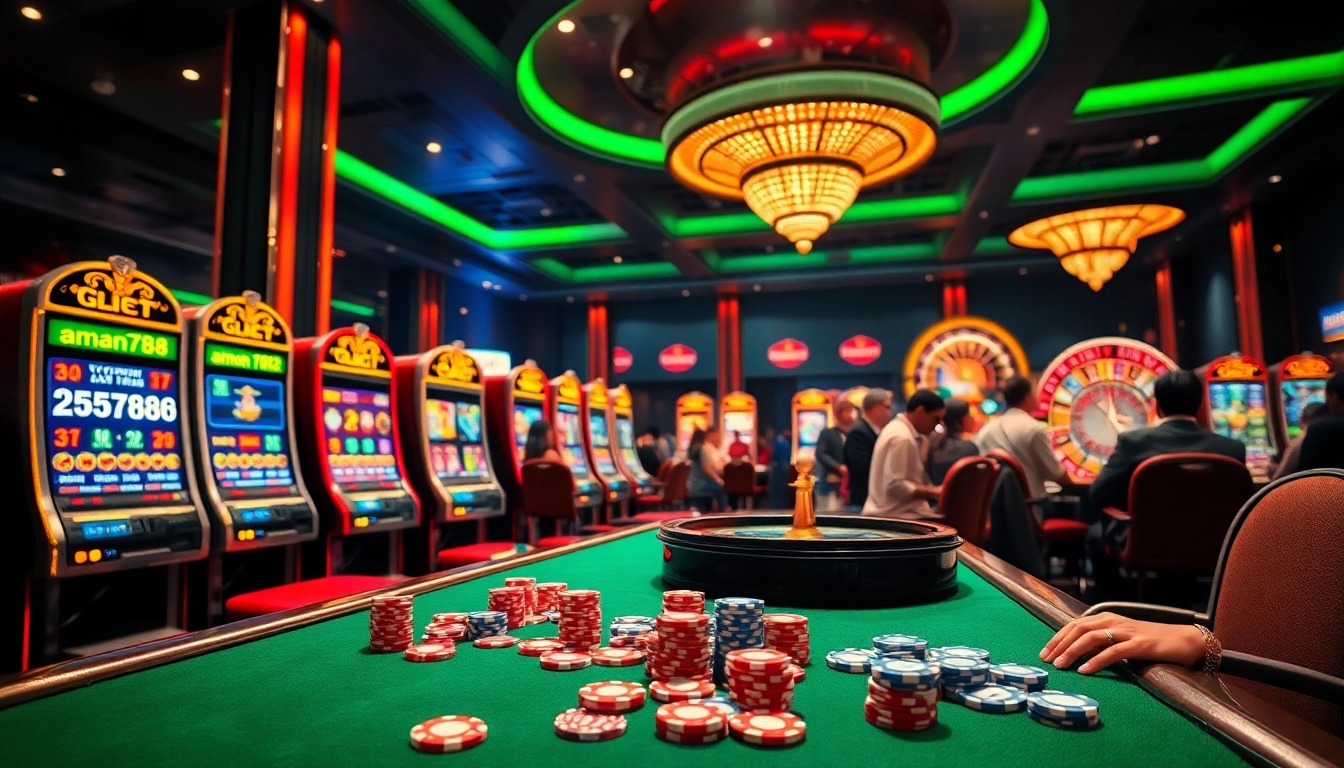 Rasakan kegembiraan aman788 slot gacor dengan slot kasino yang vibrant dan pemain yang antusias.