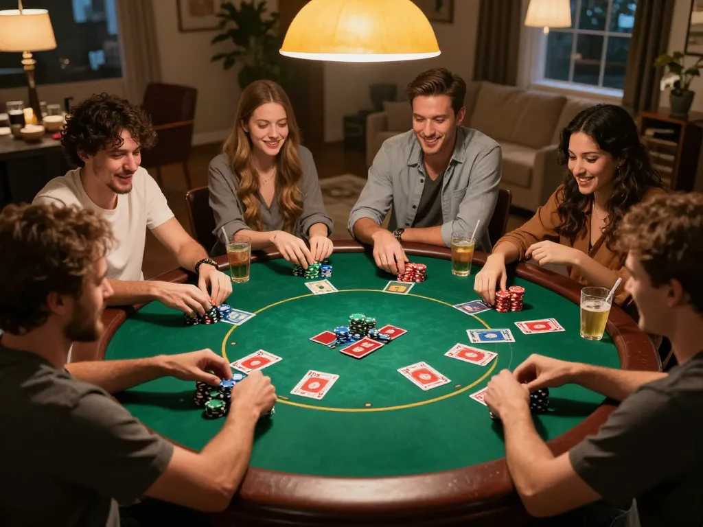 Best strategies for nhà cái ww88 poker night with friends, showcasing intense gameplay and excitement.