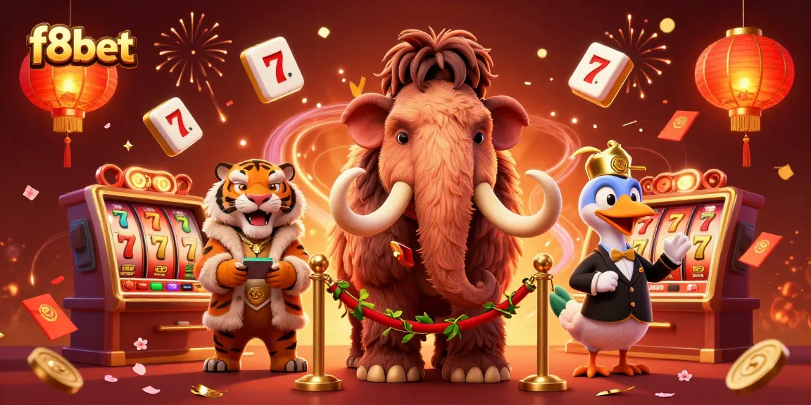 Experience winning at f8bet casino with vibrant game visuals, lucky charms, and immersive atmosphere.