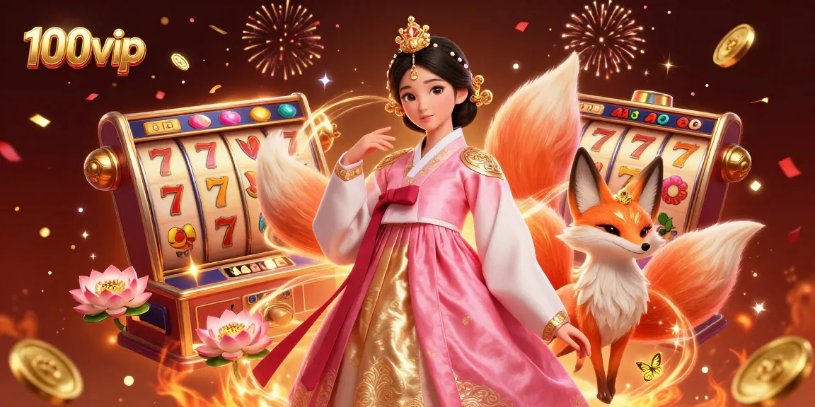 Experience thrilling wins at 100vip with vibrant scenes of slot reels and lucky symbols!