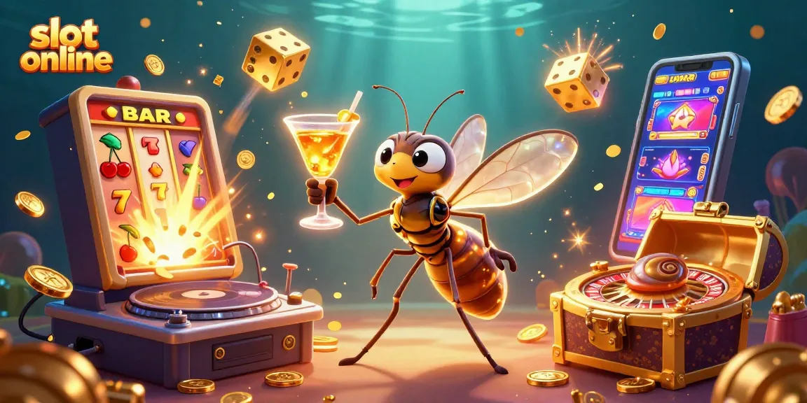 Temukan slot online dengan maskot kasino, simbol keberuntungan, dan suasana kasino yang menarik