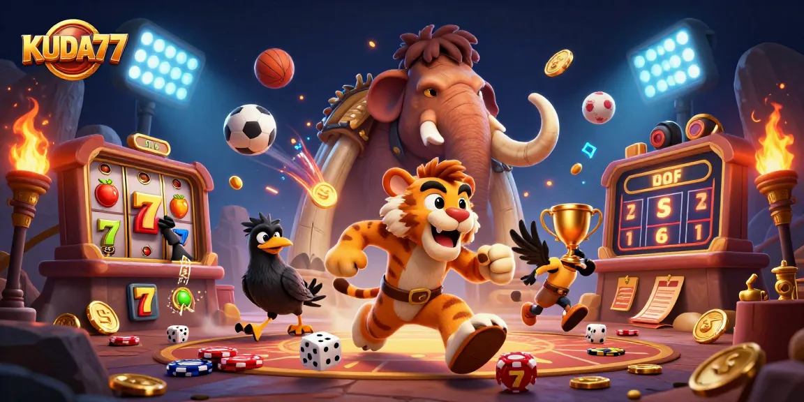 KUDA77 menyediakan permainan slot menarik dengan peluang emas menang maksimal setiap permainan.
