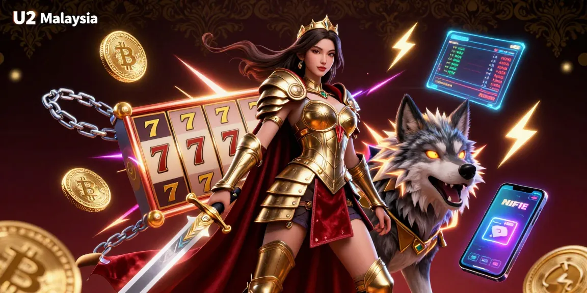 Engage in thrilling slot games at U2 Malaysia with vibrant graphics and immersive gameplay.