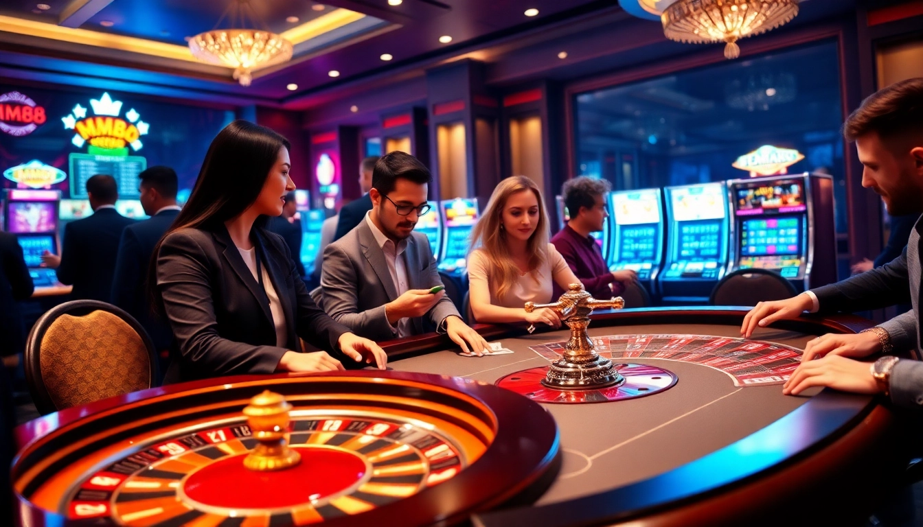 Racing to win at MM88 casino with poker chips and cards on an elegant table.