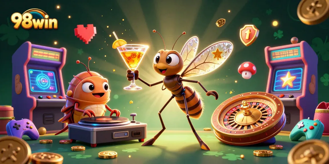 Spin to win at 98win with exciting games and vibrant casino elements.