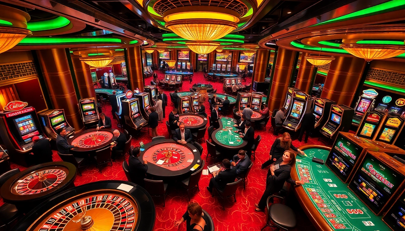 Experience the excitement and luxury of the 24kclub with players enjoying vibrant casino games.