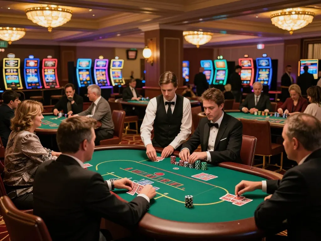 Players participating in exciting poker games at an upscale casino, exploring lsa strategies and betting options