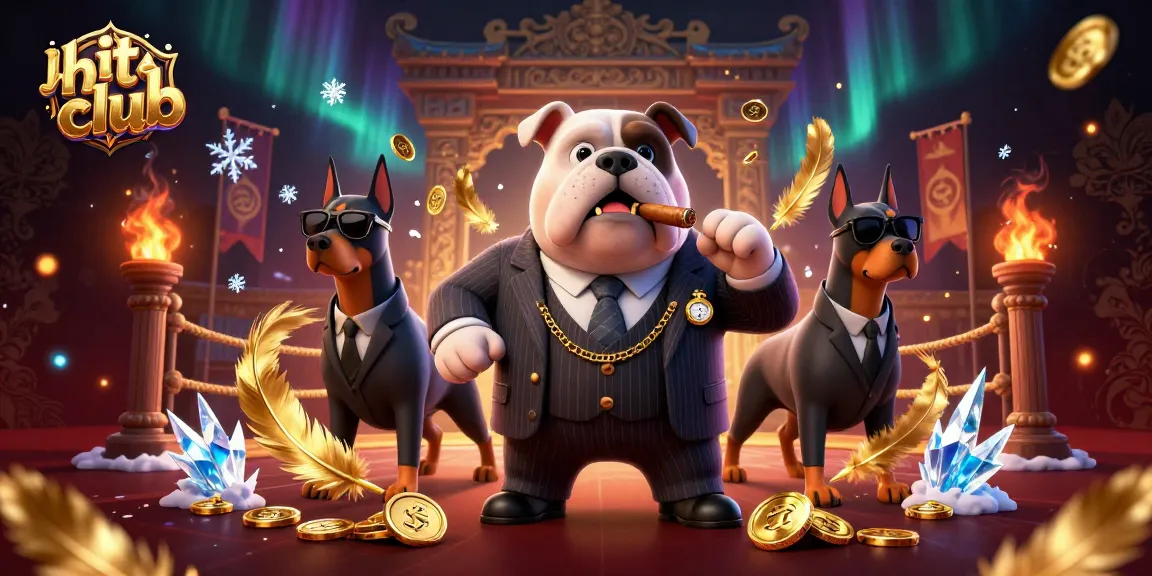 Engage in hitclub gaming with a 3D mafia scene featuring dynamic gambling elements.