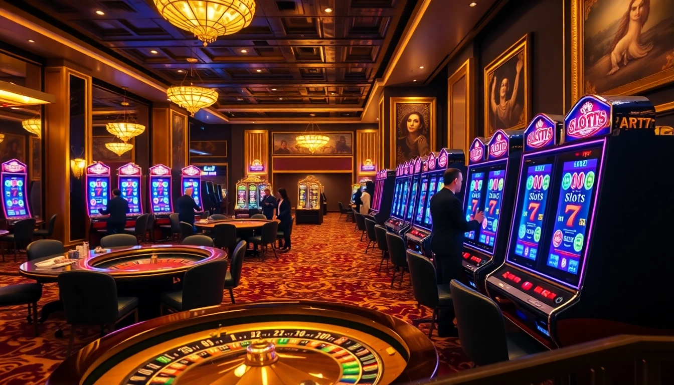 Enjoy winning big with slots777 at this vibrant and elegant casino scene.