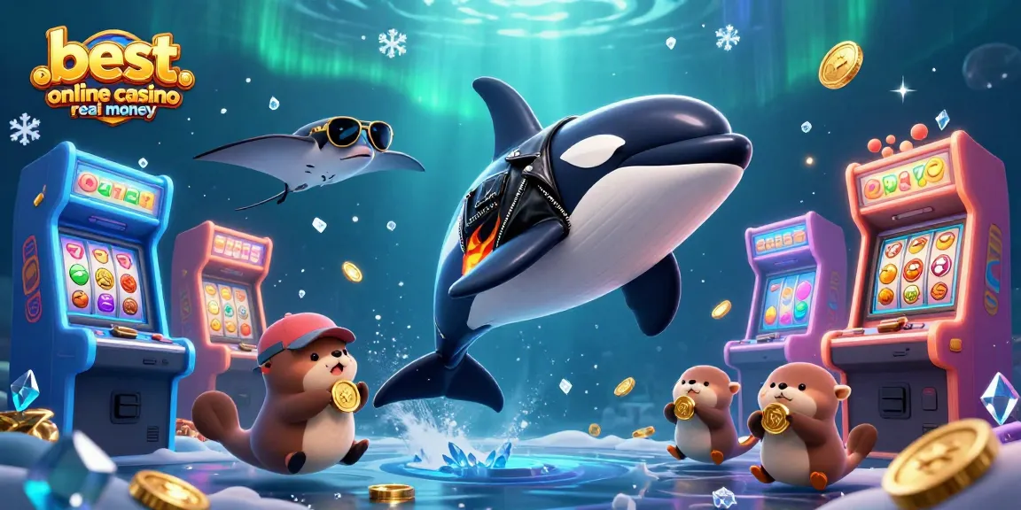 Engage with the best australian online casino real money scene, featuring vibrant characters and dynamic gaming elements.