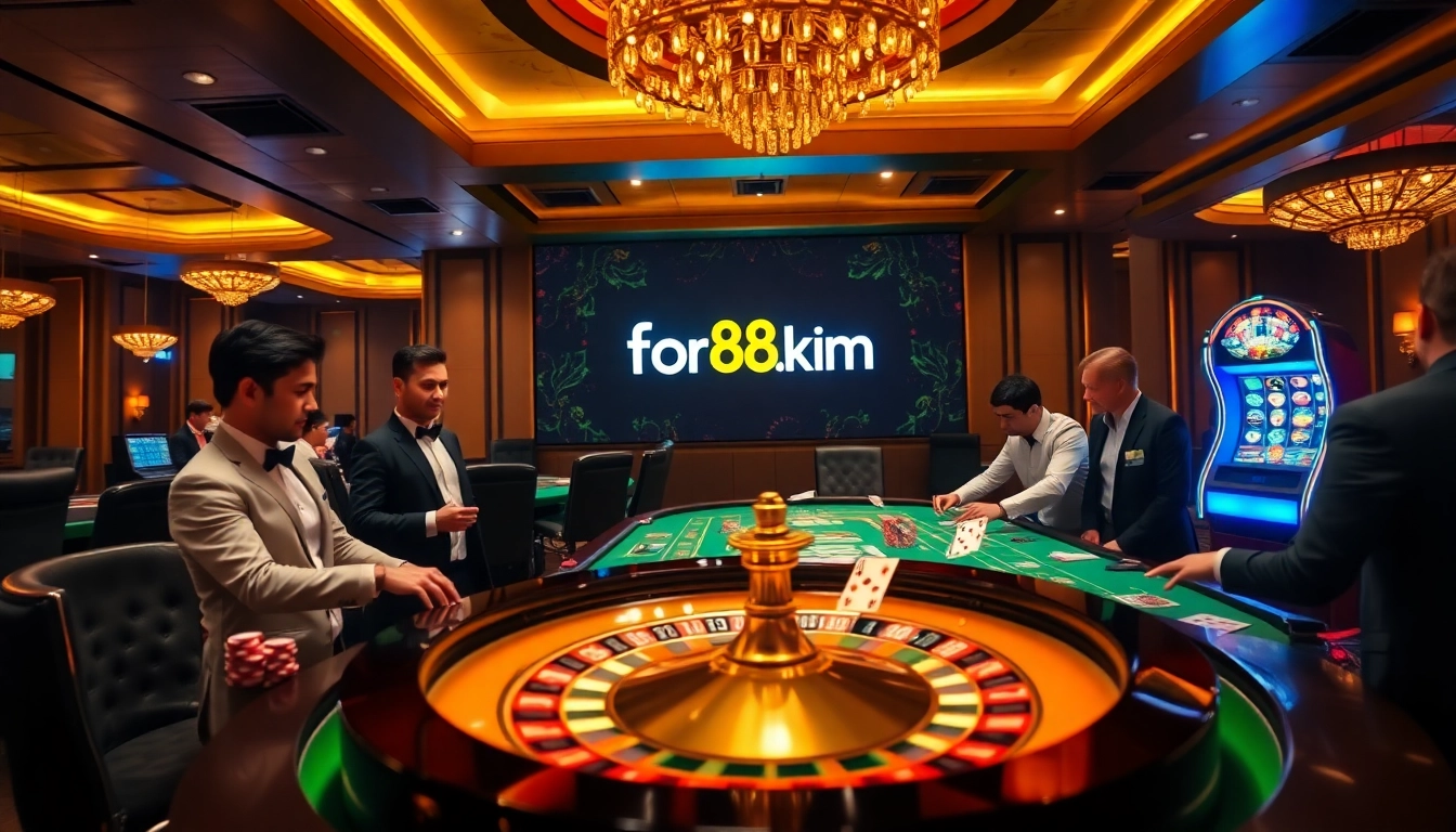 Engage with thrilling games at for88.kim featuring immersive casino tables and professional dealers.