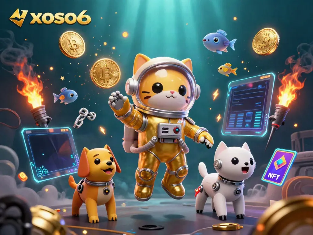 Experience thrilling adventures with xoso66 in a dynamic space-themed casino illustration.