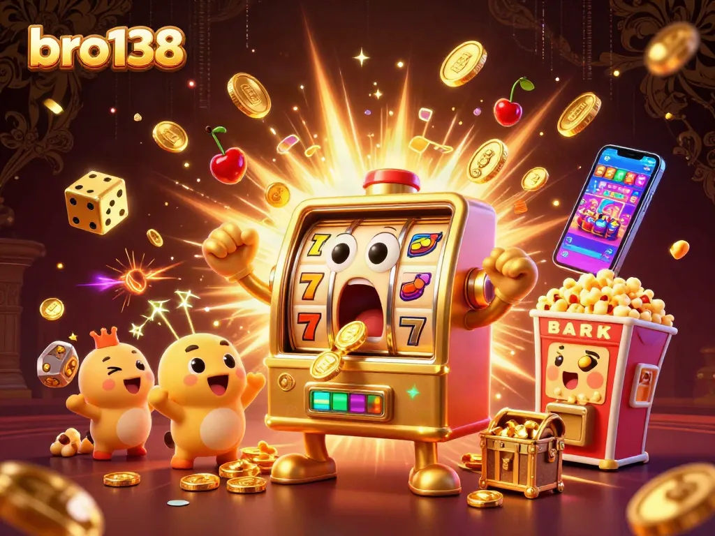 Spin the reels and uncover jackpots with bro138's vibrant gaming experience!