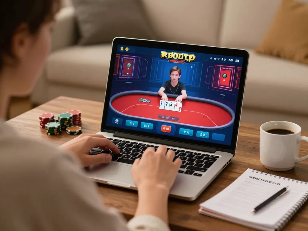 Engage with go8 poker strategies at home using a laptop for a cozy gaming experience