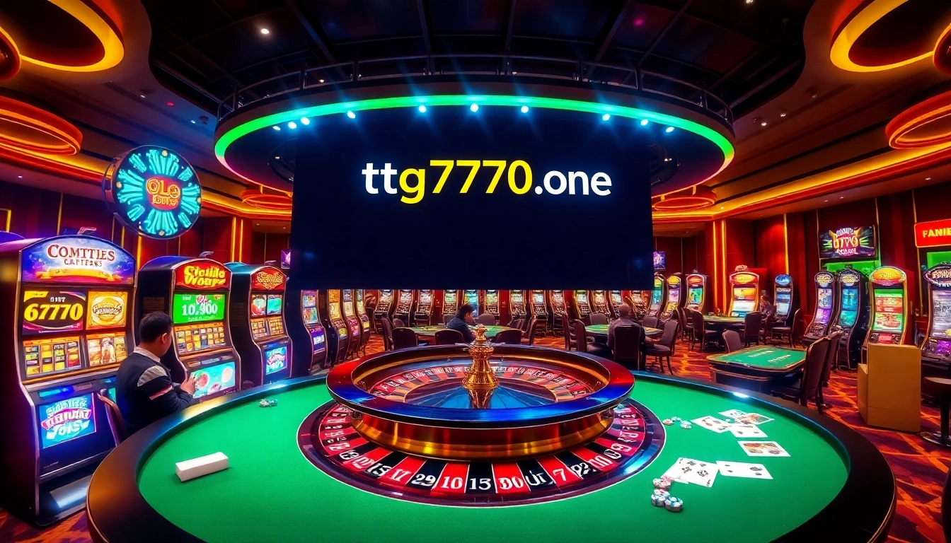 Experience thrilling gameplay at TG777 while placing bets at a vibrant online roulette table.