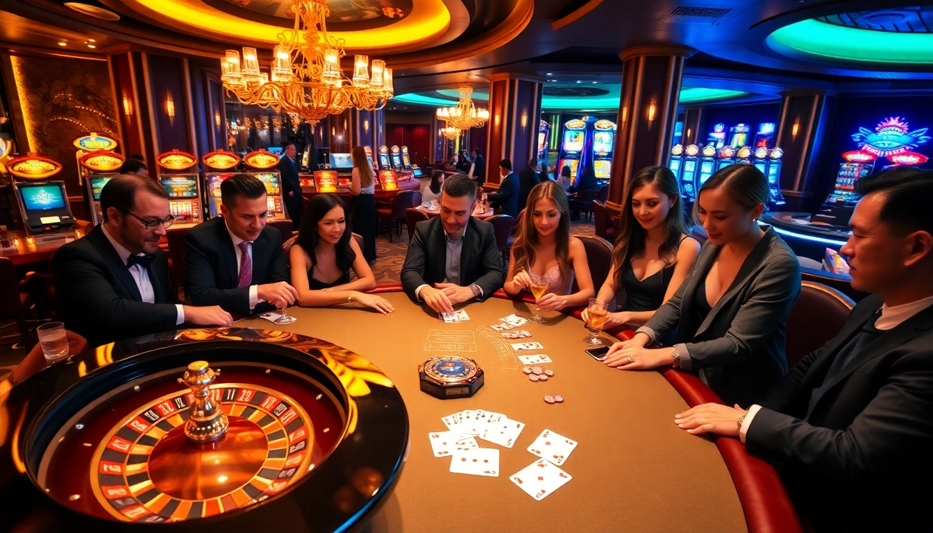Experience thrilling gameplay with roulette and poker at https://fun793.org/ in an elegant casino setting.