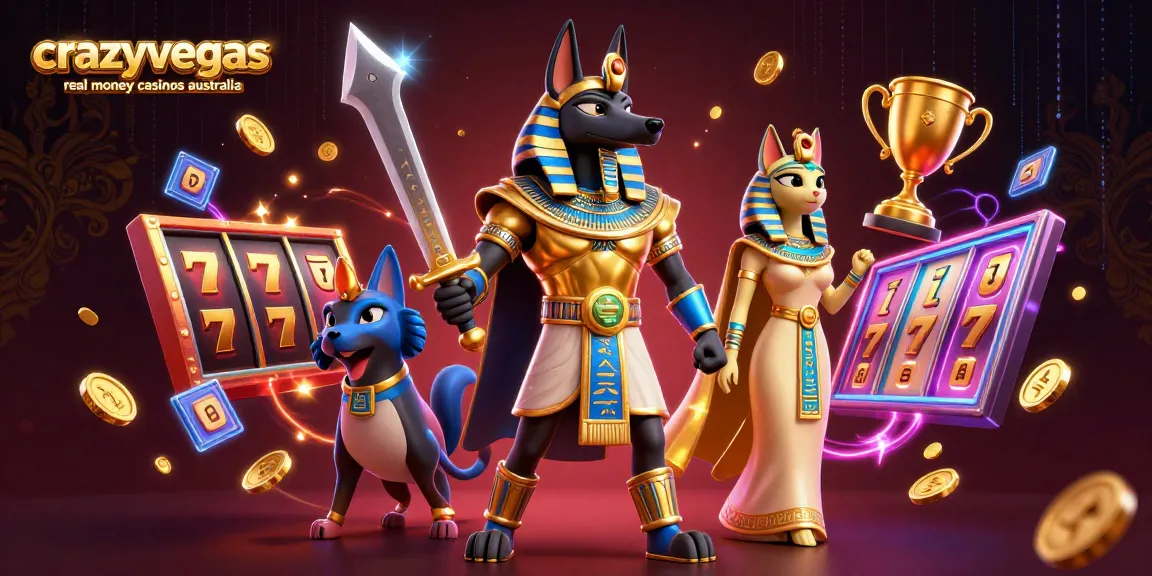Experience the excitement of crazyvegas real money casinos australia with dynamic slots and energetic Egyptian characters.