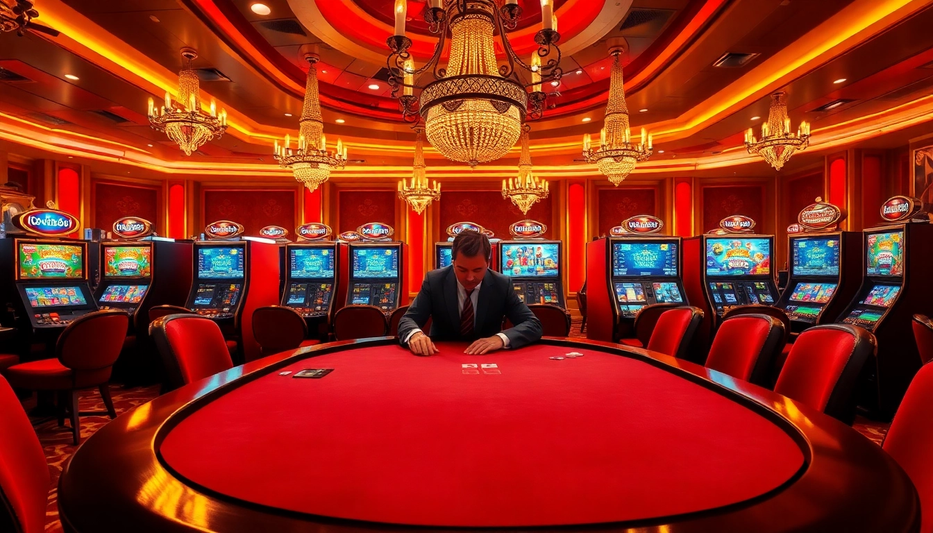 Players strategizing at a luxurious poker table, immersed in the gambling experience of OK8386.