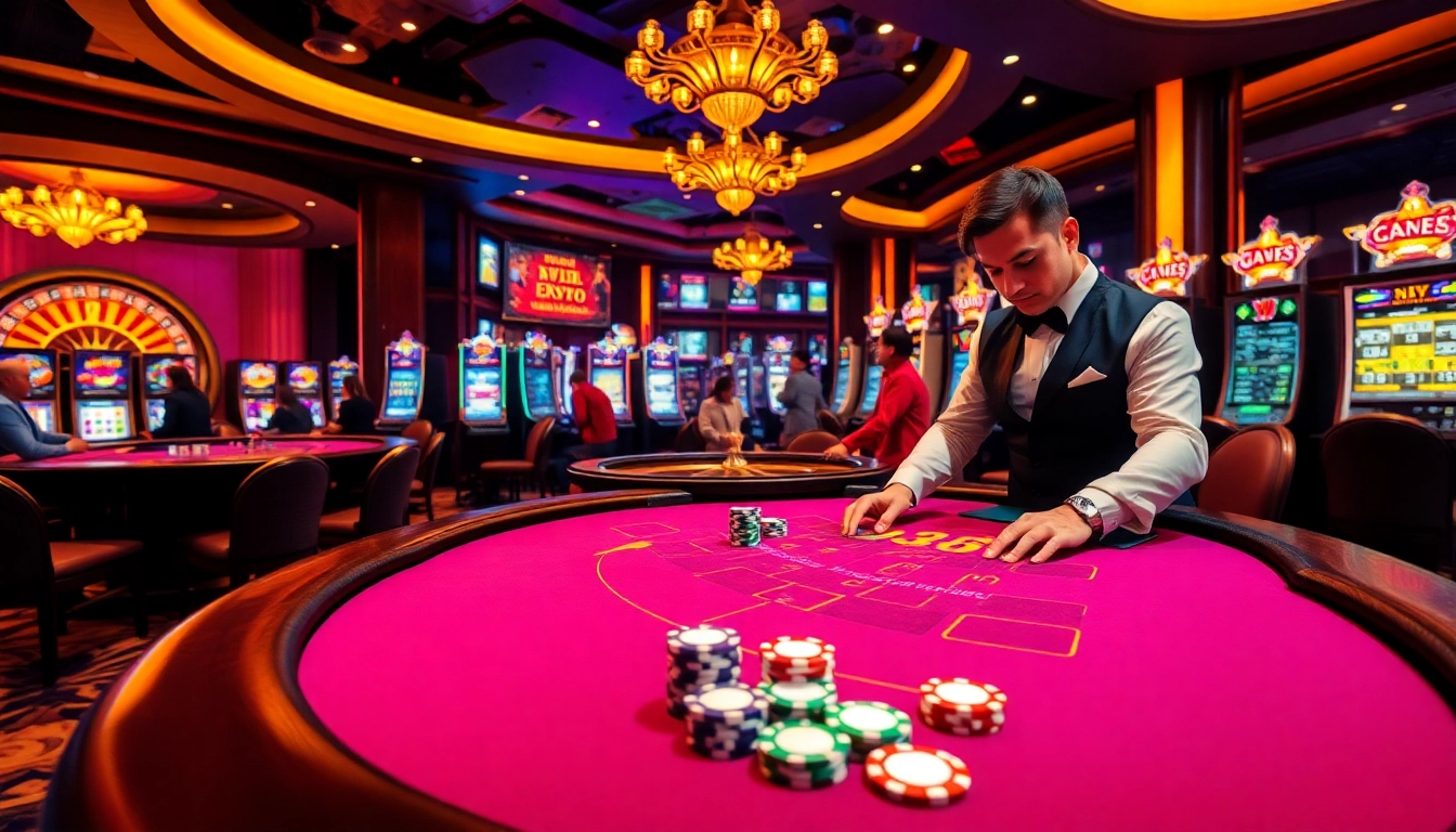 Experience high-stakes action at https://gg88.shop/ with vibrant casino tables and professional dealers.