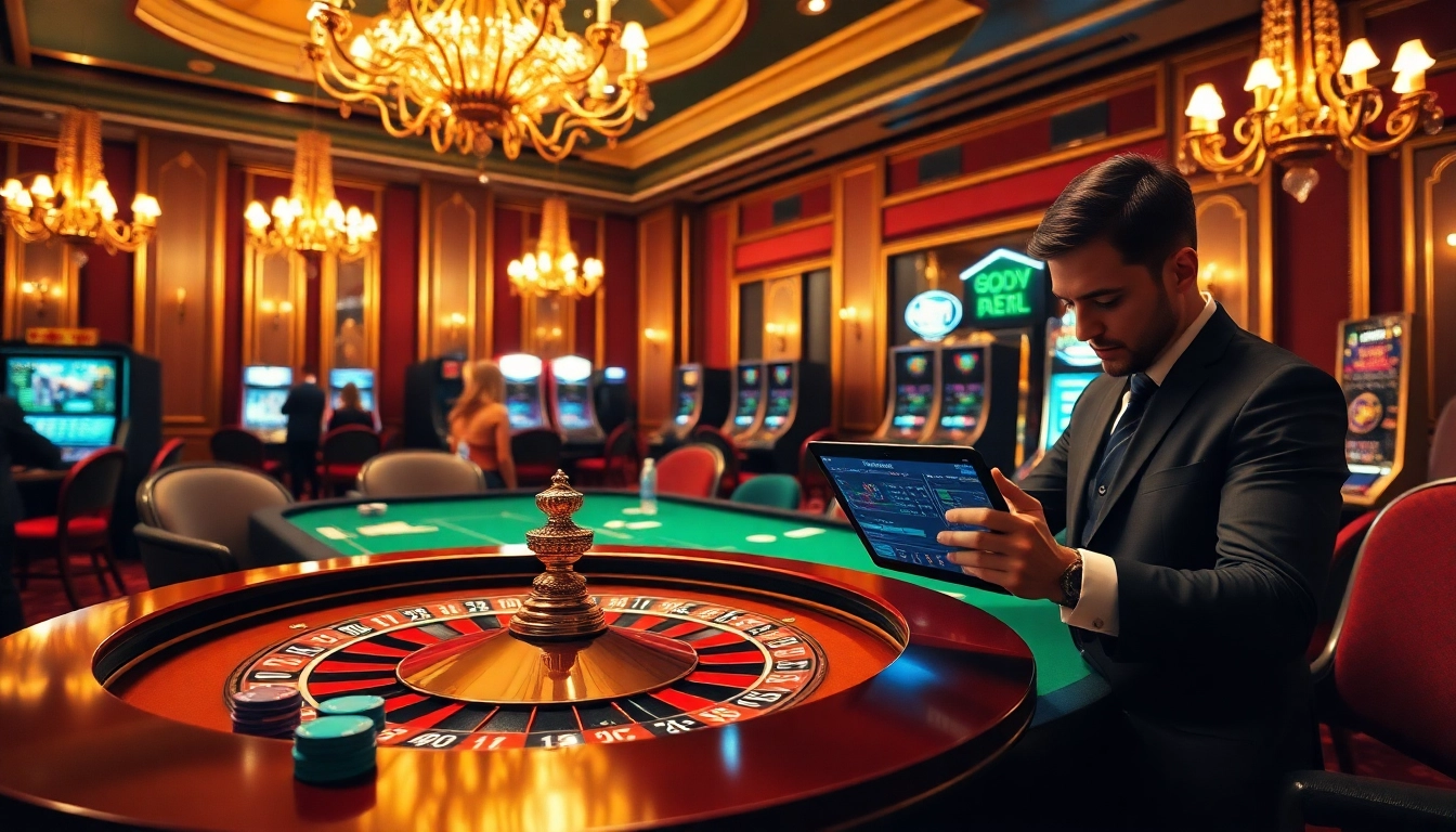 Players excitedly engage with games at soibet.black, showcasing luxury and strategic betting experiences.