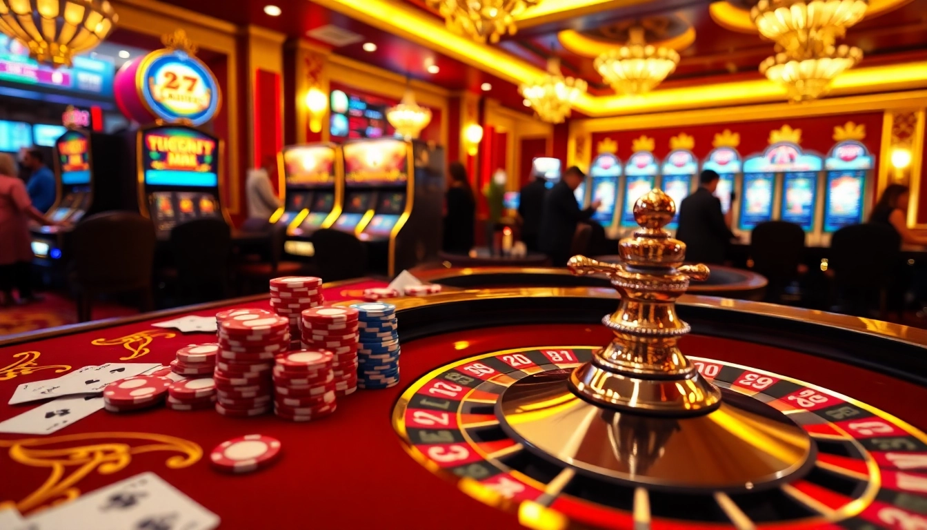 Experience excitement at https://rr88.auction/ with vibrant poker chips and an engaging casino scene.
