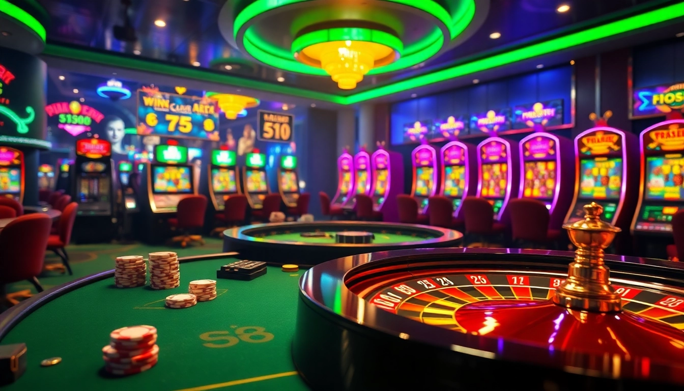 S8 players enjoying a thrilling online casino experience with vibrant games and exciting betting actions.