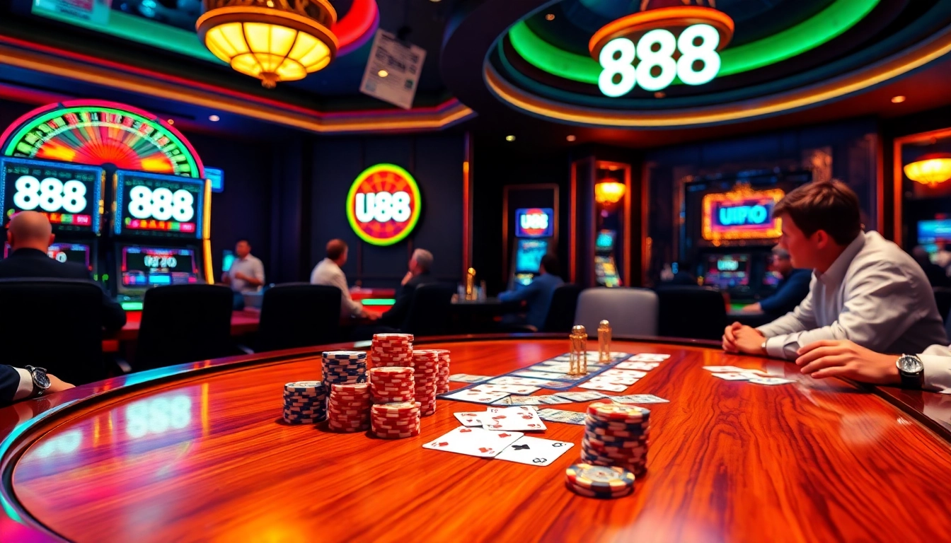 Experience the excitement at u 888 with vibrant casino games and high-stakes play.