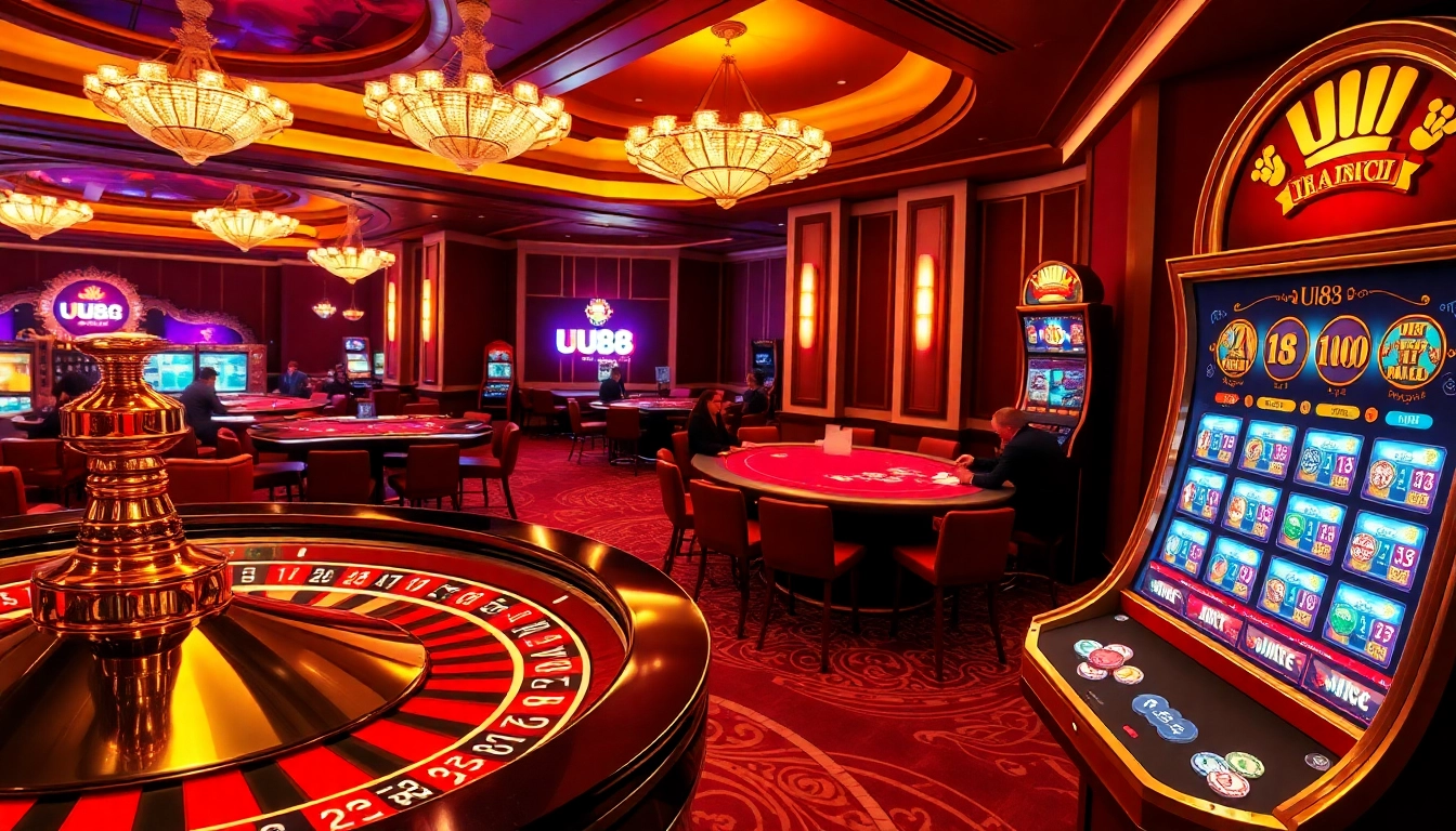 Experience the excitement of UU88 with vibrant casino games and thrilling bets.