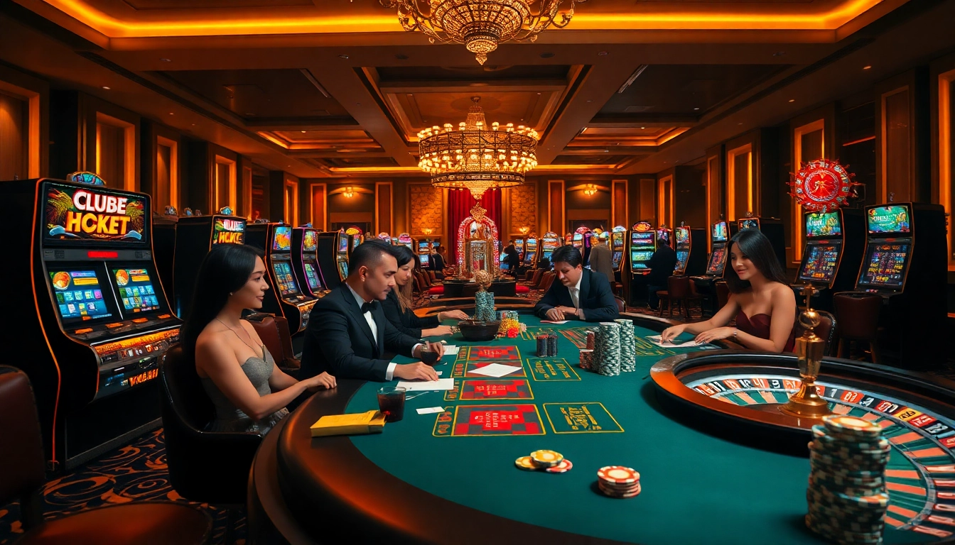 Clube VIP HHBET offers exclusive bonuses and luxurious treatment for high-stakes gamblers at a vibrant casino.