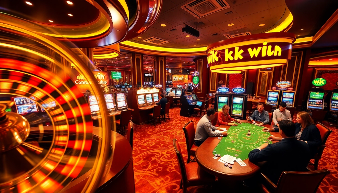 Experience winning strategies at KK Win with an exciting casino atmosphere filled with games and betting action.
