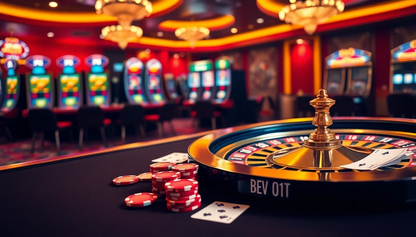 Experience thrilling gameplay with bomwin on a vibrant virtual casino interface.